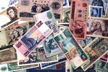 Geldscheine aus aller Welt